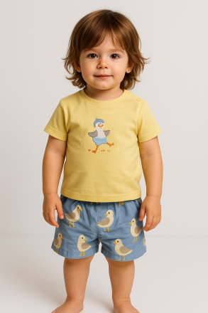 Set pentru fetiță Bip Baby 6-24 luni, model de pui A35