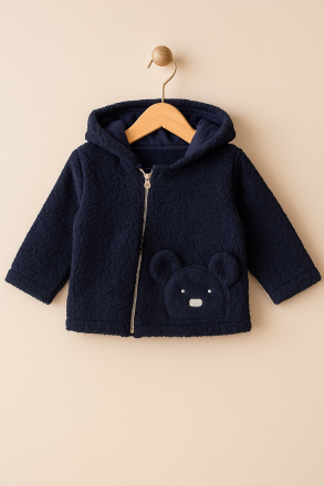 JACHETĂ DE URSULEȚ DE PLUȘ PENTRU COPII 1-2-3 ANI A33