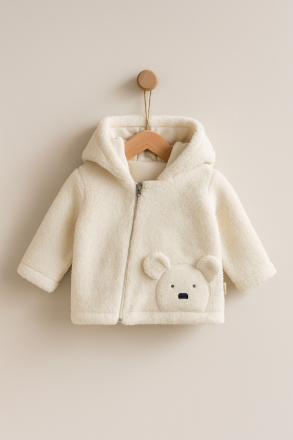 JACHETĂ DE URSULEȚ DE PLUȘ PENTRU COPII 1-2-3 ANI A33