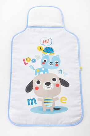 Saltea de schimbat scutece pentru bebeluși, practică și impermeabilă, de la marca Newworld, cu design de câine A13