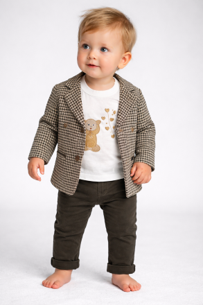 Costum 3 piese cu jachetă ELCİ 6/18 luni A45