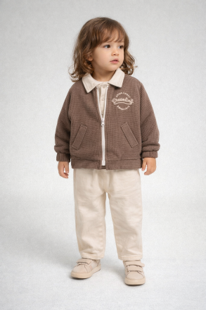 Tufitto et 3 Piese pentru Copii 1–3 Ani, cu Jachetă A62