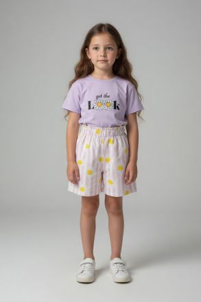 ALFA Set copii 3–7 ani 2 piese cu imprimeu „Look” A20