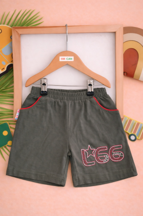 SALCAN KIDS Șort 5–8 ani L66 brodat A12