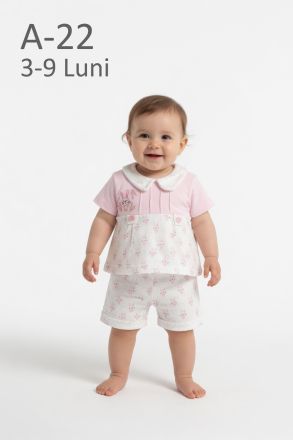 Set Babyim 3-6-9 Luni Floral Fetita 