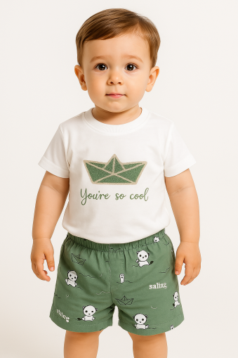 Set Çıtır  Kids 6-24 Luni Vara Pentru Baietel A31