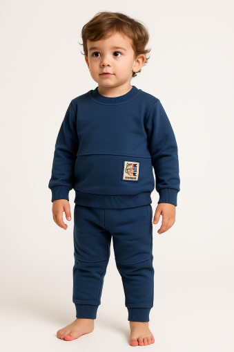 Costum Chocukcha din bumbac pieptănat pentru băieți, 2-3-4-5 ani A52