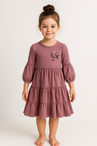 Rochie cu volane Minoles pentru fete 3-4-5-6 ani A65