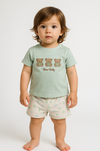 Set fetiță Bip Baby 6-24 luni, model trei urși A35