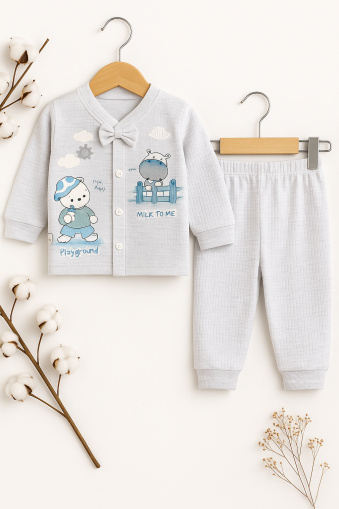 Set Bebelus Imprimat Nurhas 0-3-6 Luni Milk To Me A27