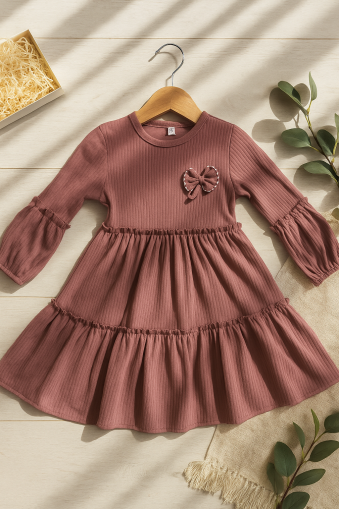 Rochie cu volane Minoles pentru fete 3-4-5-6 ani A65