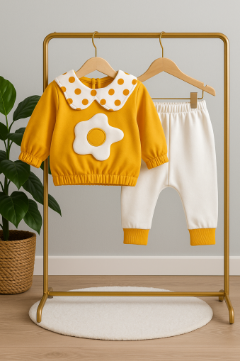 Set Tufitto 6-9-12-18 luni cu model de ouă A30