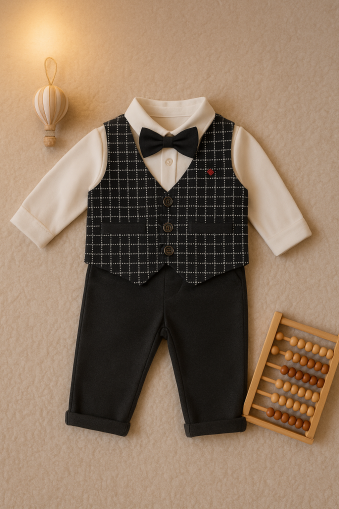 Emirix 6-9-12-18-24 Luni Costum Vest Băiat A60