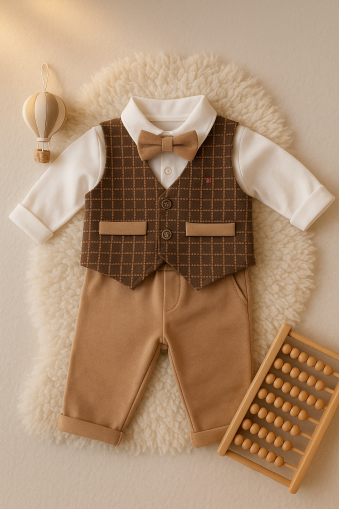 Emirix 9-12-18-24 Luni Costum Vest Băiat A60