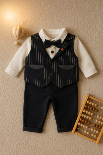 Emirix 6-9-12-18-24 Luni Costum Vest Băiat A60