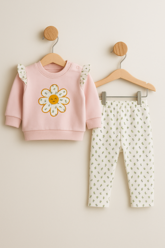 SET BRODAT ANNORA CU MARGARETE SOARE PENTRU 3-6-9-12 LUNI A27