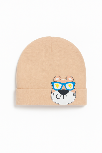 PĂLĂRIE DRĂGUȚĂ CU FIGURINĂ TIGR GONFLABILĂ NEWWORLD 3-6-9 LUNI A6