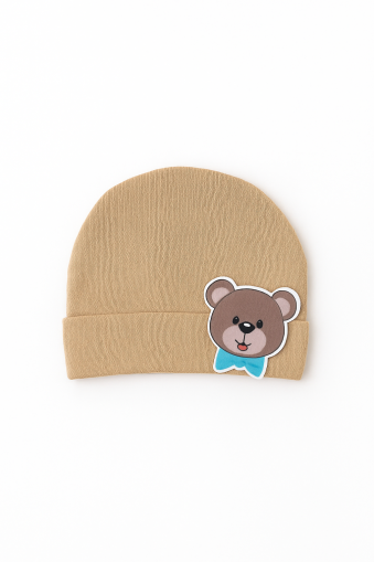 PĂLĂRIE URSULEȚ DE PLUȘ DRĂGUȚ NEWWORLD 3-6-9 LUNI A6