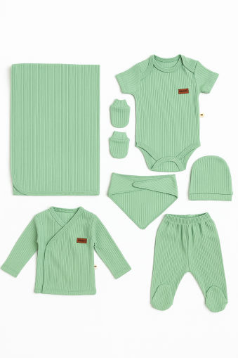 Set body Cho Kids pentru bebeluși 0-3 luni, 7 piese A44