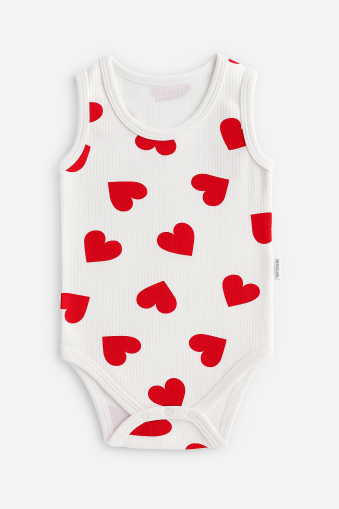 Body Nayinom, mărime mare, cu inimă, pentru copii de 1/3 ani A8