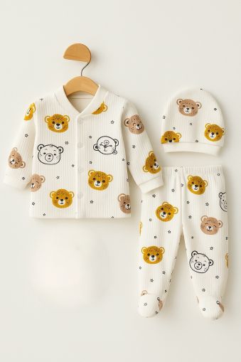 SET 3 PIESE ÖZLEV URSULET 0-3 LUNI A12