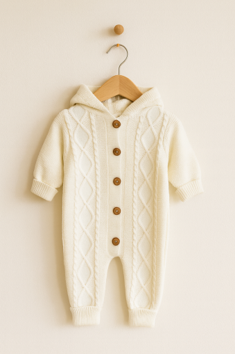 SALOPETE MINIKAY CU GLUGĂ ȘI NASTURI PENTRU BĂRBAȚI 6-9-12 LUNI A28