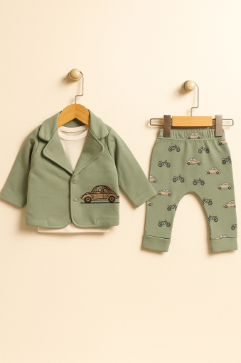 SET GEACĂ AUTO BEBELLOVE 0-3-6-9 LUNI A29