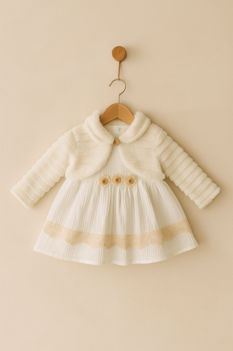 ROCHIE BOLERO DE PLUȘ MINICIX 9/24 LUNI A40