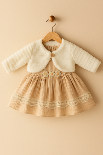 ROCHIE BOLERO DE PLUȘ MINICIX 9/24 LUNI A40