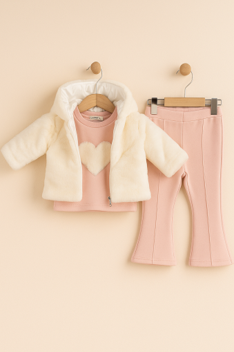 SET 3 PIESE GEACĂ DE PLUȘ HIPPIL 6/18 LUNI A75