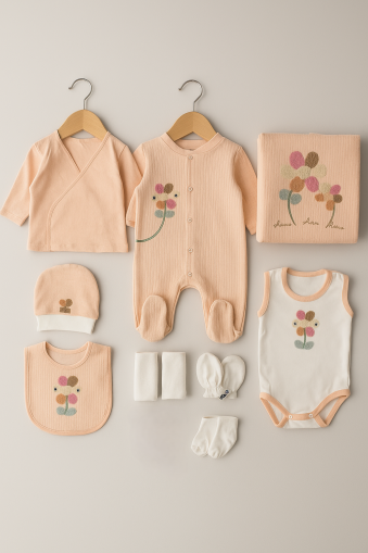 SET CONCON FLORI ORGANICE 0/3 LUNI, 10 PIESE A95