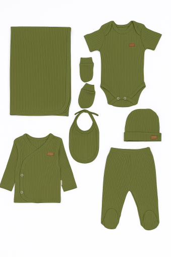 Set body Cho Kids pentru bebeluși 0-3 luni, 7 piese A44