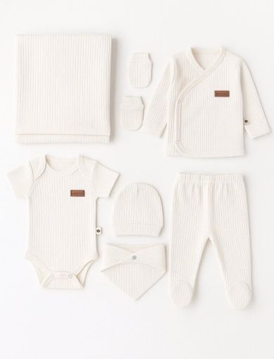 Set body Cho Kids pentru bebeluși 0-3 luni, 7 piese A44