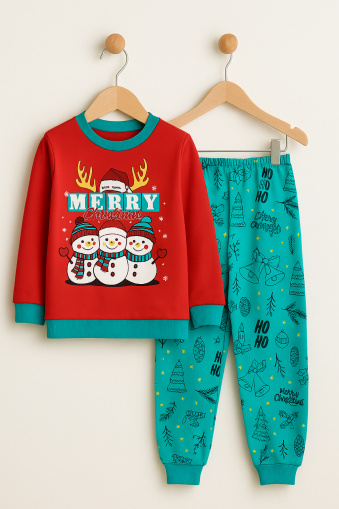 SET DE CRĂCIUN IMPRIMAT PENTRU 5-6-7-8 ANI A32