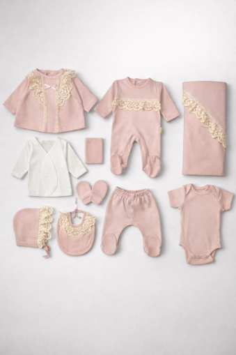 MINI CAYZEN 0/3 LUNI BREAK DANTELĂ FETIȚĂ NOU-NĂSCUT SET DE 10 A120