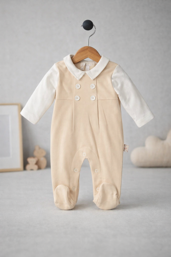 SALOPĂ BYMURAT 0-3-6-9 LUNI CU DETALIU GULER ÎN FAȚĂ A22