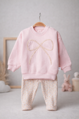 SET 2 PIESE CU FUNDĂ ANILÇO BEBE 6-12-18-24 LUNI A29