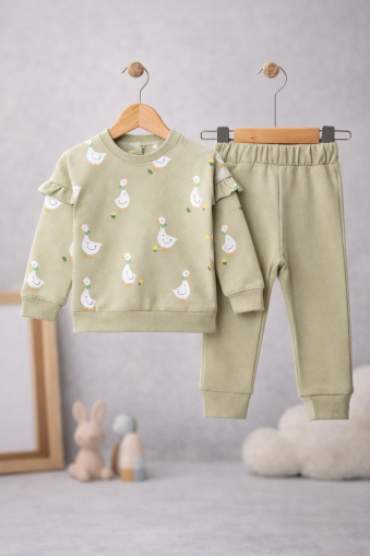 SET MEMOZA BEBELUȘI CU MODEL DE RĂȚĂ 9/24 LUNI A25