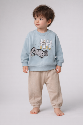 Set de 2 piese cu model ursuleț de dormit ANILÇO BABY 6/24 LUNI A27