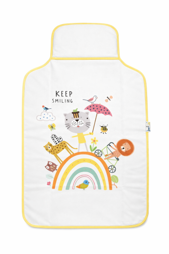 Saltea practică de schimbat scutece Newworld, impermeabilă, cu modele animale A13