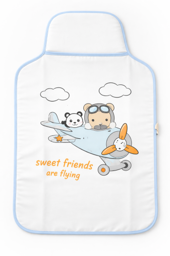 Saltea de schimbat scutece pentru bebeluși, practică și impermeabilă, de la marca Newworld, cu design de avion A13