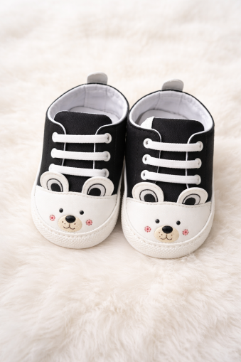 Pantofi cu model de ursuleți 3-6-9-12 luni A19