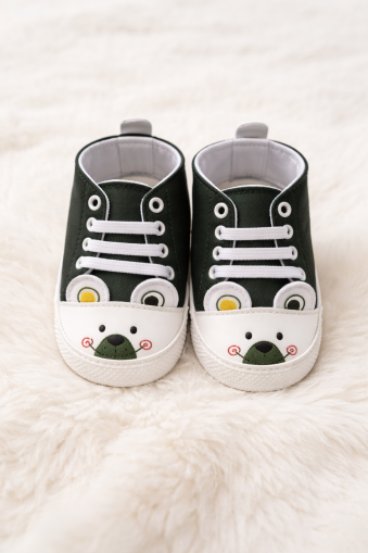 Pantofi cu model de ursuleți 3-6-9-12 luni A19