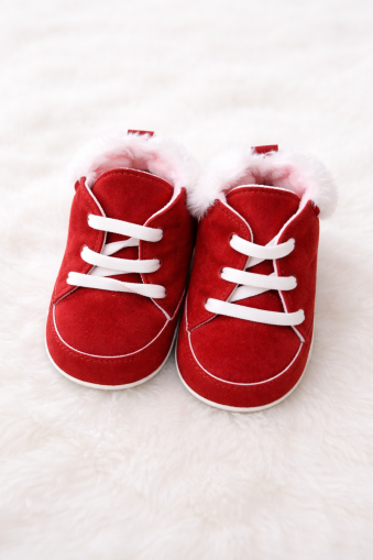 0-3-6-9-12 LUNI ÎNCĂLȚĂMINTE DIN PIELE ÎNTOARSĂ CU CĂPTUȘEALĂ DE PLUȘ A19