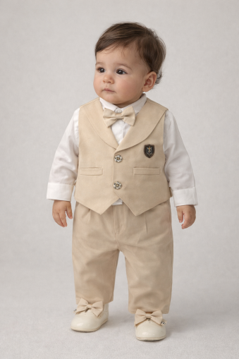 SET BOTEZ BABYLIA TUXEDO 0-3 LUNI A44