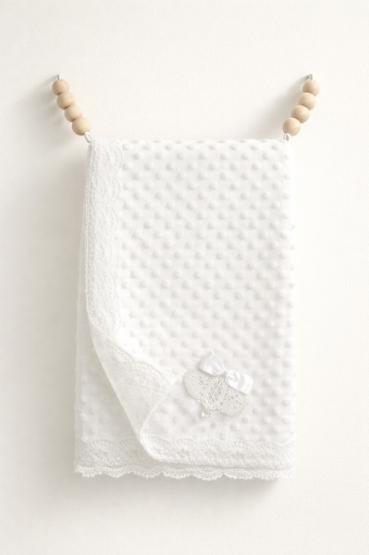 Pătură pentru bebeluși cu ornament BERCO 100x85 cm A30