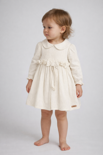 ROCHIE AMANTE 2-5 ANI DIN DANTELĂ CU FUNDĂ A66