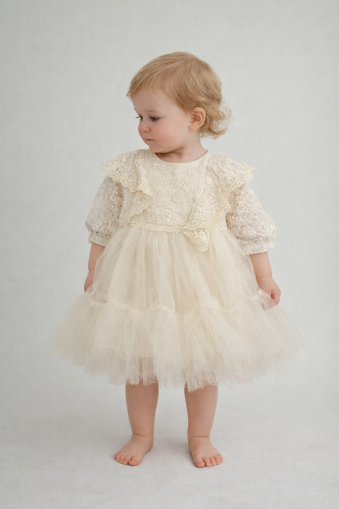 MININAF ROCHIE DIN TUL DIN DANTELĂ PENTRU 1-5 ANI A66