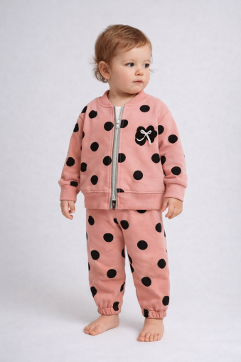  Set cardigan cu buline My Bella 6-18 luni A32