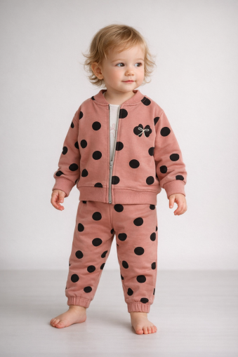  Set cardigan cu buline My Bella 6-18 luni A32